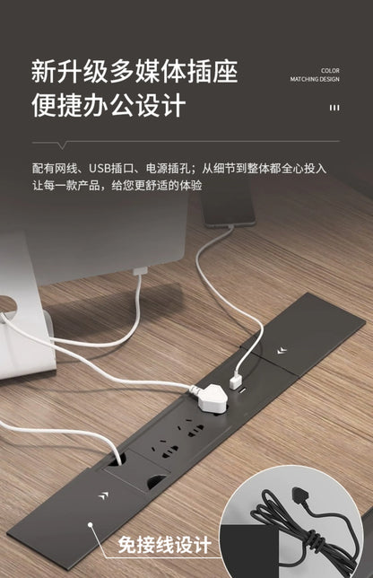luxury L-shaped Boss Office Desk Modern Organizer Inventory Computer Desk Minimalist European Escritorio Oficina Furniture home