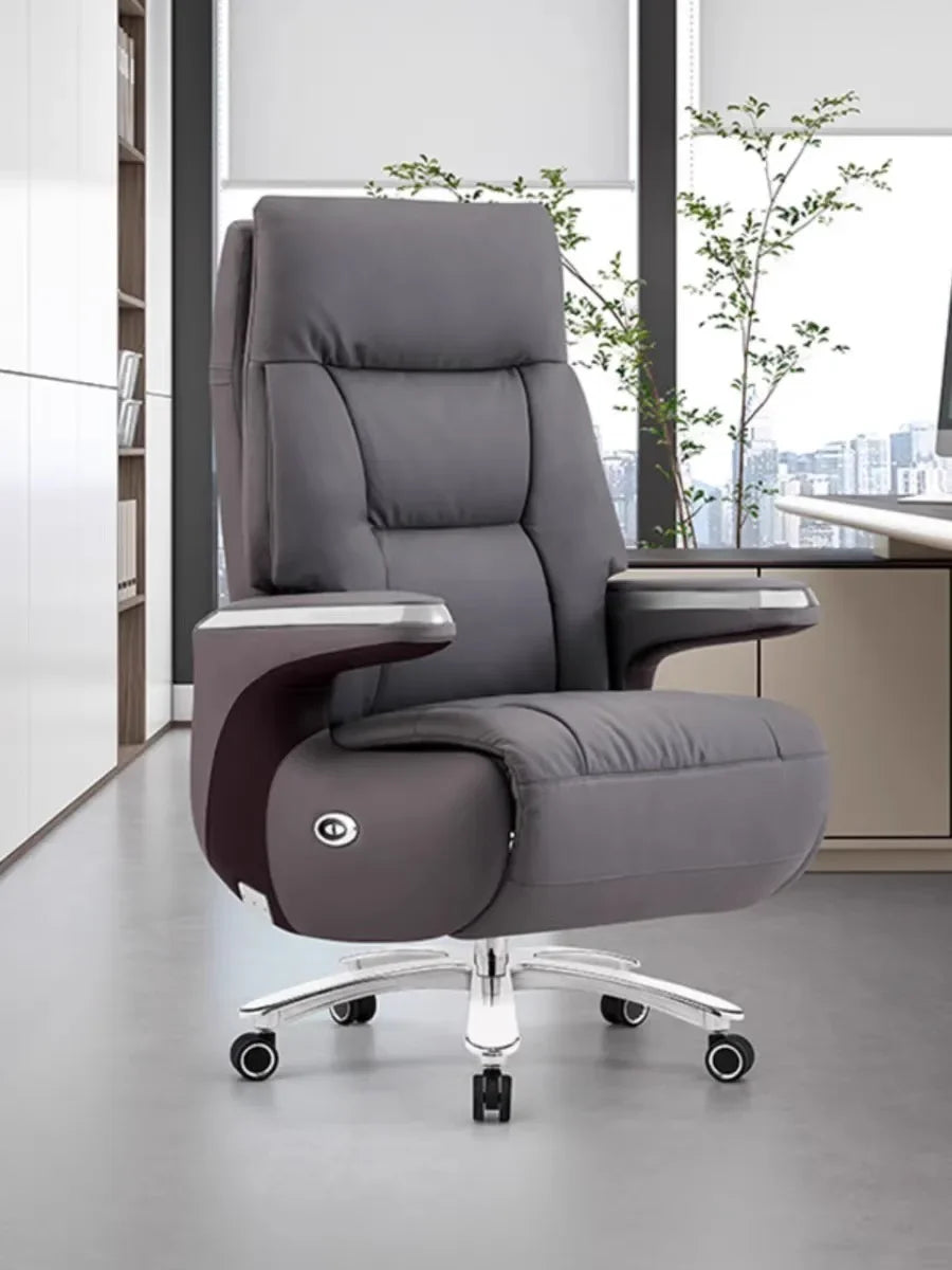 Bedroom Leather Office Chair Rolling Vanity Study Swivel Luxury Chair Accent Recliner Sillas De Escritorio Salon Furniture