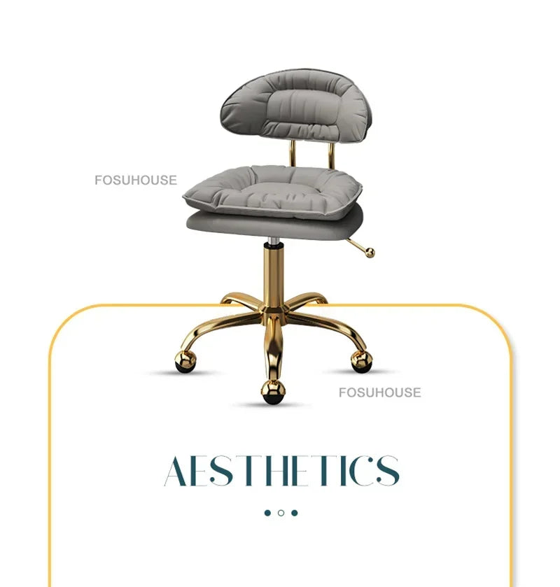 Italian Professional Barber Chairs for Beauty Salon Furniture Barber Chair Minimalist Lift Backrest Salon Chair for Hair Stylist