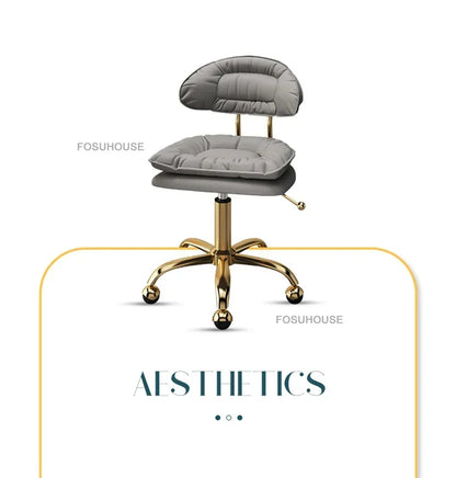 Italian Professional Barber Chairs for Beauty Salon Furniture Barber Chair Minimalist Lift Backrest Salon Chair for Hair Stylist