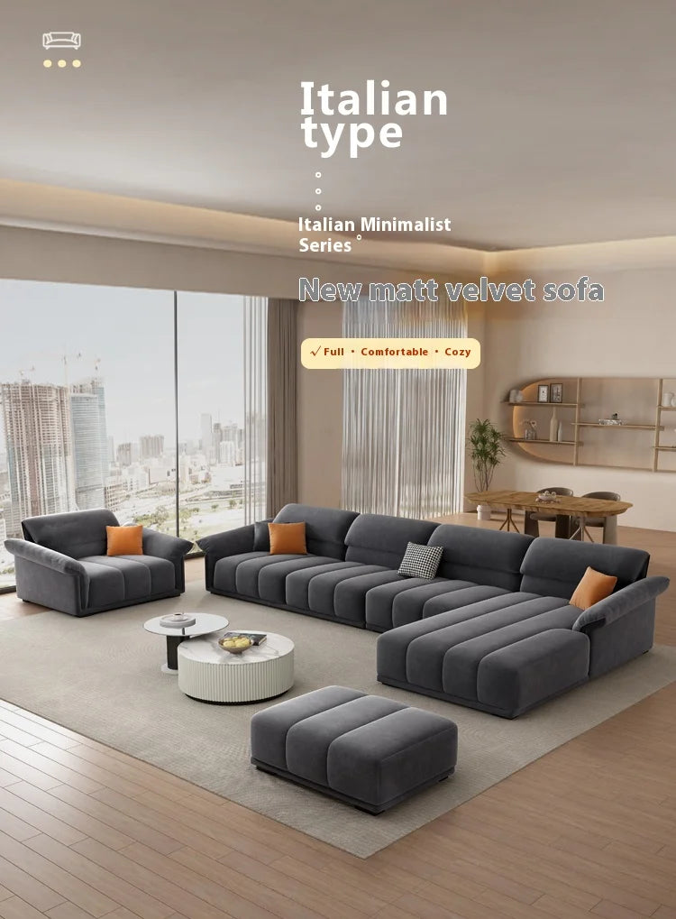 Luxury European Sofa Living Room Sectional Minimalist Modular Sofa Comfortable Lounge Divano Soggiorno Di Lusso Room Decor