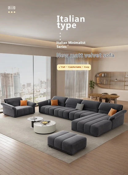 Luxury European Sofa Living Room Sectional Minimalist Modular Sofa Comfortable Lounge Divano Soggiorno Di Lusso Room Decor