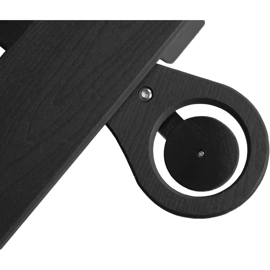 3-Piece Outdoor Chaise Lounge Chair Set with Side Table featuring 5-Position Adjustable Design HDPE Weather-Resistant Lounge Ch