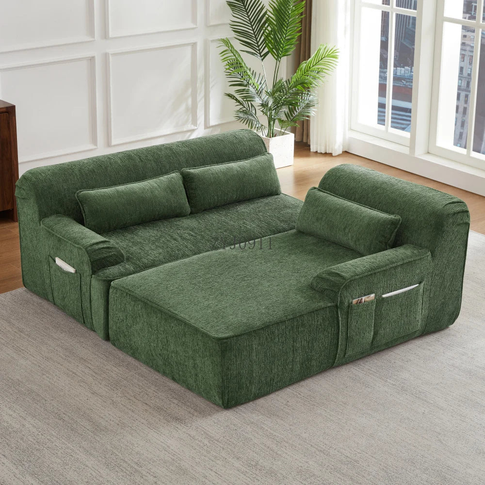 L-shaped luxury cross-section oversized sofa, simple design, living room apartment reception comfortable sofa