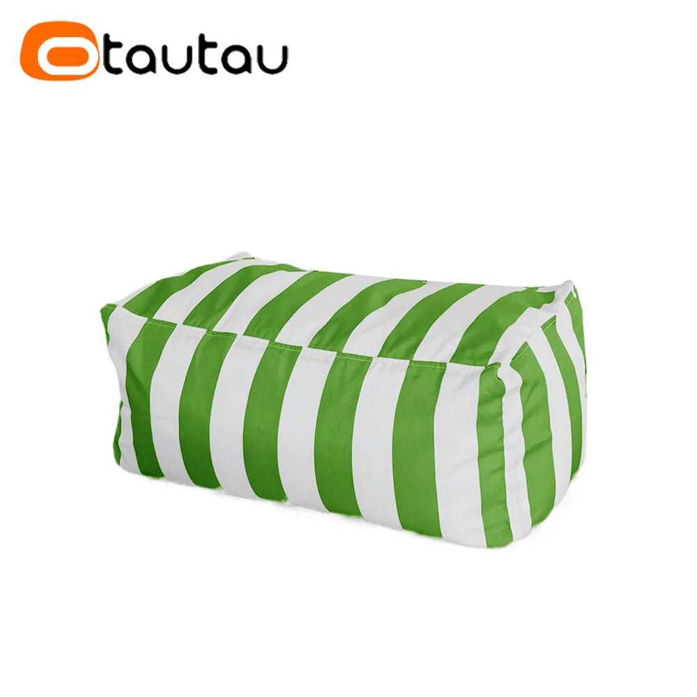 OTAUTAU Outdoor Bean Bag Cover Beach Swim Pool Lounger SF464【No Filler Inside! You Need To Buy Filler By Yourself !】