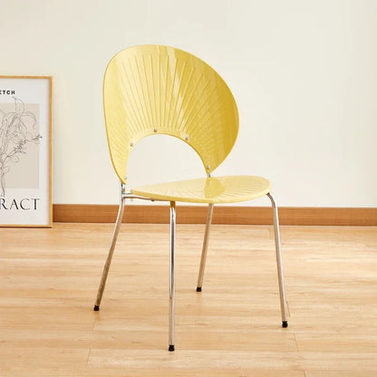 Nordic Dining Chair,home Leisure Transparent Dining Table Chair,minimalist Homestay Chair,hotel Shell Chairs, Sun Backed Chairs