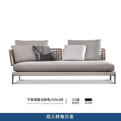 Y  Outdoor Sofa Courtyard Waterproof Vine Weaving Villa Garden Outdoor Leisure Terrace Sofa Vine Weaving Furniture