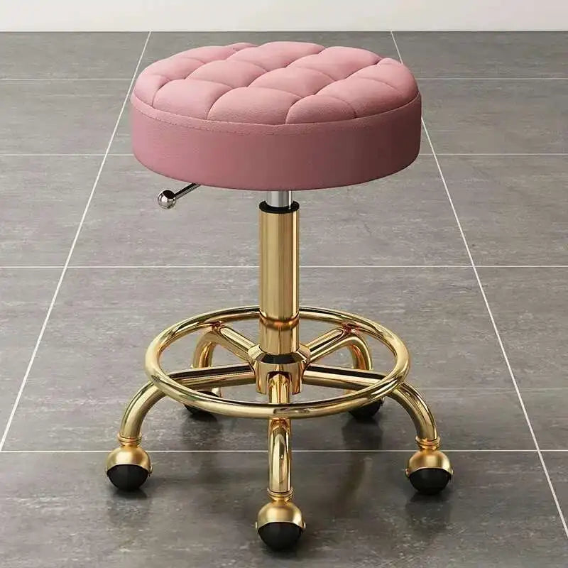 Hairdresser Furniture Barber Shop Chair Hair Chairs Salon Folding Stool Tabouret Roulette Aesthetics Beauty Ergonomic Chair