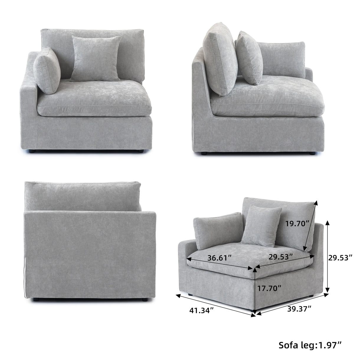 Modular Sectional Sofa for Living Room 160