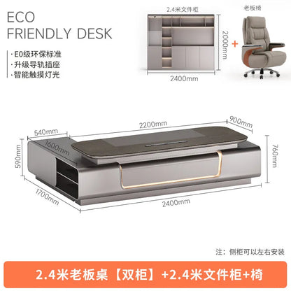 Minimalist Crafts Office Desk Storage Luxury Executive Organizers Office Desk Computer European Meuble Bureau Home Furniture
