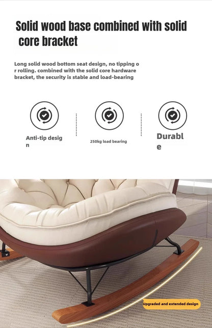 Lazy Sofa, Single Rocking Chair, Lounge Chair, Adult Honeycomb Chair, Balcony, Home Use,internet Celebrity,leisure Rocking Chair