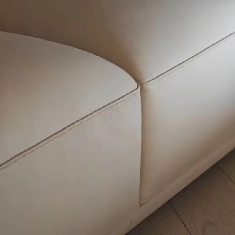Modern Italian Villa Design Frosted Leather Modular Combination Sofa Set Luxury Reclining Corner Sofa Fabric Life Hotel Sponge