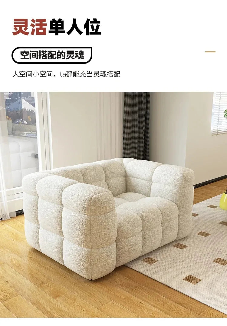 Classic Family Living Room Sofa Nordic Minimalist Comfortable Lounge