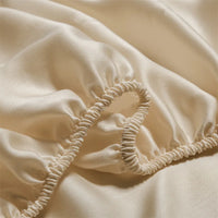 Premium 4/6pcs Egyptian Cotton Bed Sheet Set Soft Long Staple Cotton Bedding Set Luxury Silky Fitted Sheet Flat Sheet Pillowcase