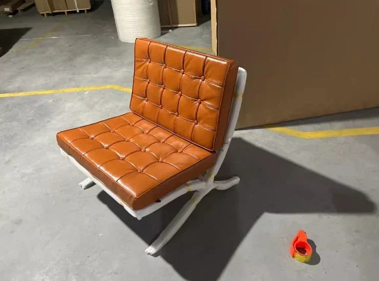 Designer Basarona Single Sofa Chair Balcony Business Guest Negotiation Reception Office Living Room Bedroom Leisure Furniture HY
