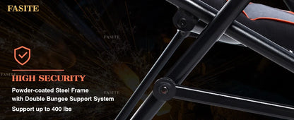 Padded Zero Gravity Lounge Chair Folding Patio Recliner with Adjustable Headrest & Cup Holder, Support 350 LBS (Grey)