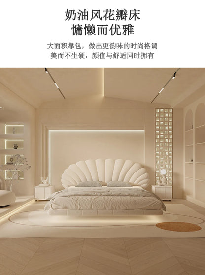 Lit 180x200 Double Bed 2-Person Bedroom Furniture Lit 180x200 Soft Twin Frame Double Beds Soft Luxury Bedroom Bed Furniture