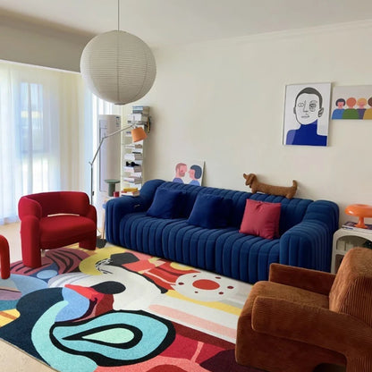 Artist joint model, original dopamine series, fashion avant-garde living room art trend carpet why home