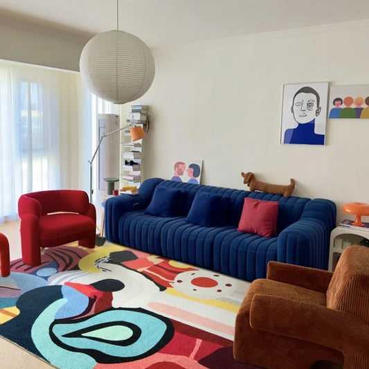 Artist joint model, original dopamine series, fashion avant-garde living room art trend carpet why home