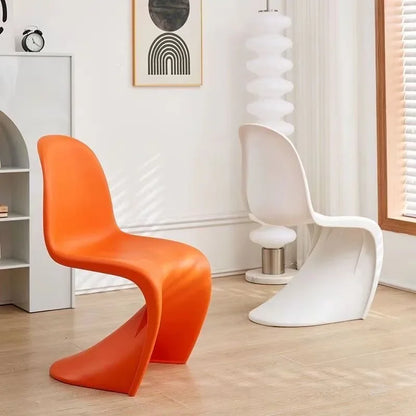 Sleek Ghost Chair with Clear Acrylic Backrest for Modern Living Room Decor Contemporary Living Room Relaxing Dining Chair