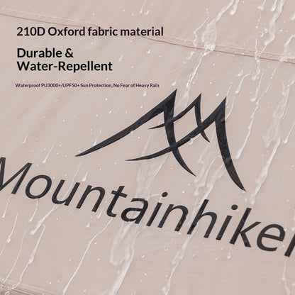 MOUNTAINHIKER Extra Large 3-6 Person Inflatable Family Camping Tent with High-Quality Windproof and Spacious Interior