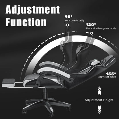 Ergonomic With Lumbar Gaming Chair With Footrest Gamer Chairs Cushion Headrest Silla Gamer Cadeira Computer Office Chair
