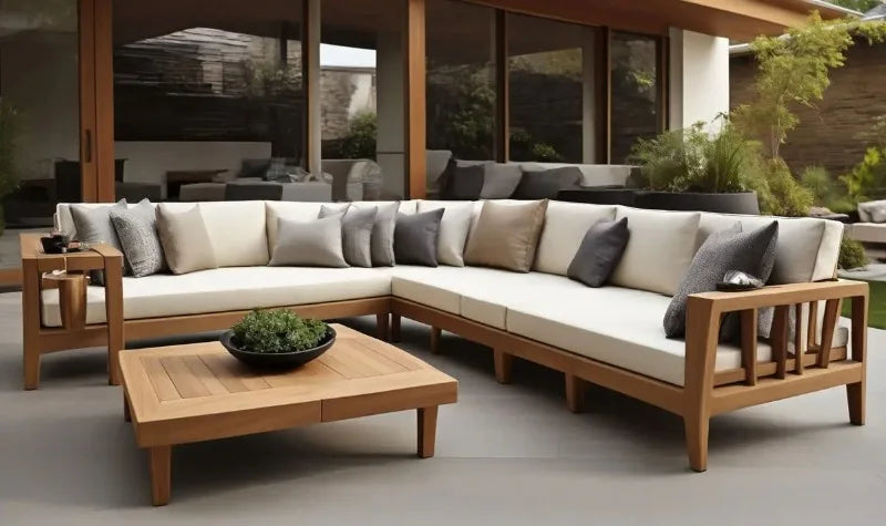 Nordic Modern Design Outdoor Rattan Furniture Rainproof Sunproof for Courtyard Balcony Villa Open-Air Leisure Outdoor Sofa Set