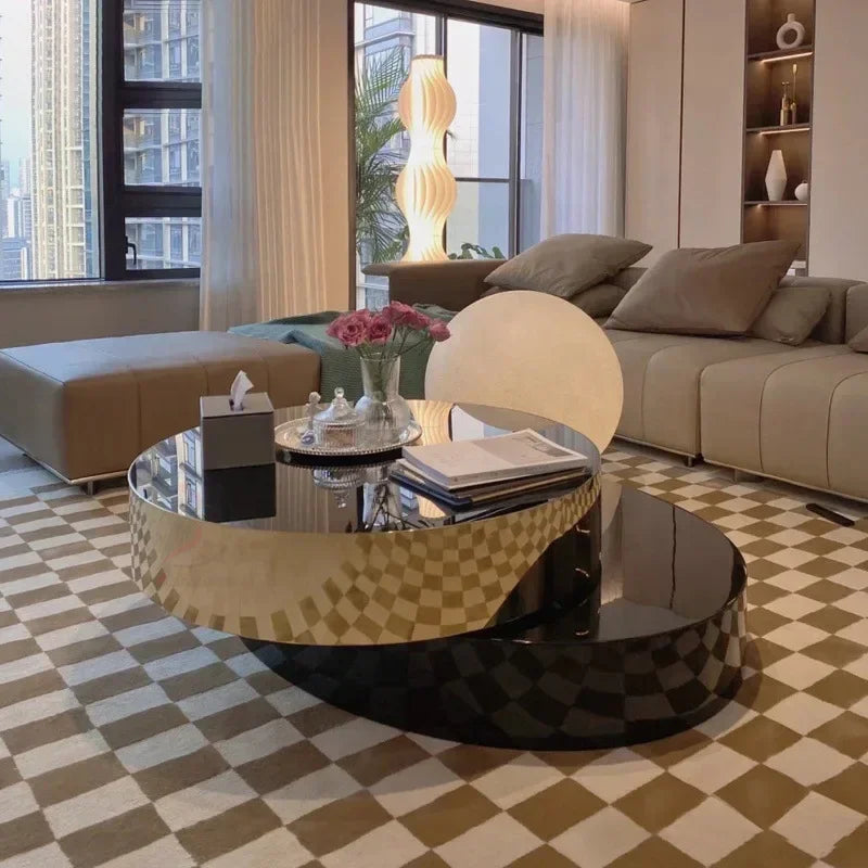 Postmodern Italian Light Luxury Coffee Table