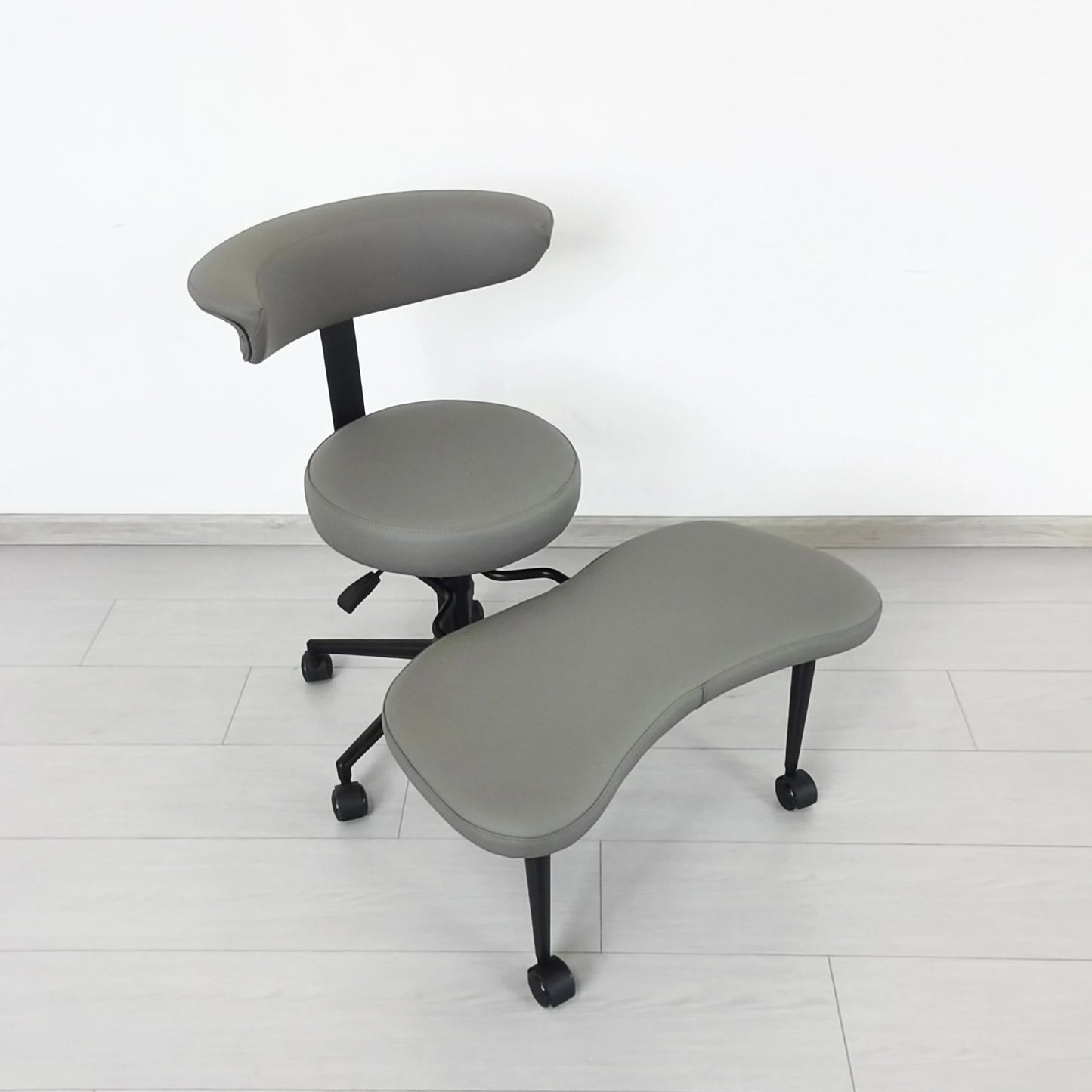 Cross Legged Chair - Meditation Chair With Wheels  ADHD Chair Height Adjustable Seat  Adjustable Footstool