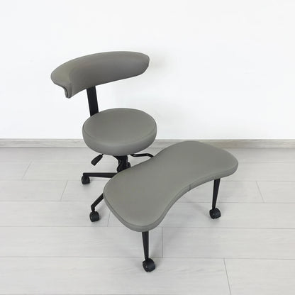 Cross Legged Chair - Meditation Chair With Wheels  ADHD Chair Height Adjustable Seat  Adjustable Footstool