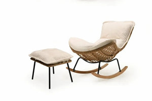 Adult leisure lazy sofa recliner balcony light luxury sofa chair household living room outdoor rocking chair