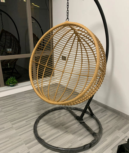 Interior and exterior swings for household balcony hammock outdoor imitation rattan chair round cradle chair hanging chair