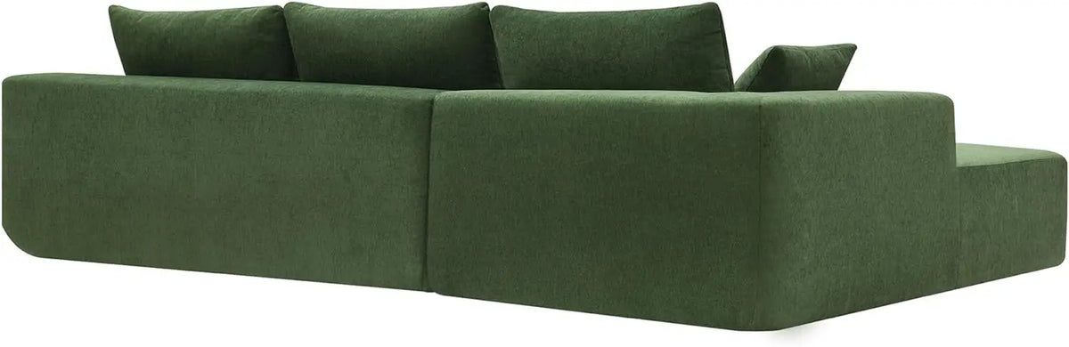 Modern tufted combination fabric compression combination sofa set L-shaped corner unit hotel villa apartment living room use