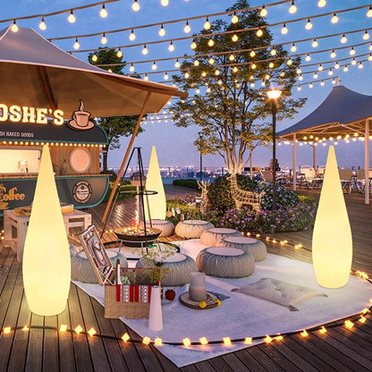 PatioLix Luminous Water Drop Lamp Lawn Solar LED Light Outdoor Garden Decoration