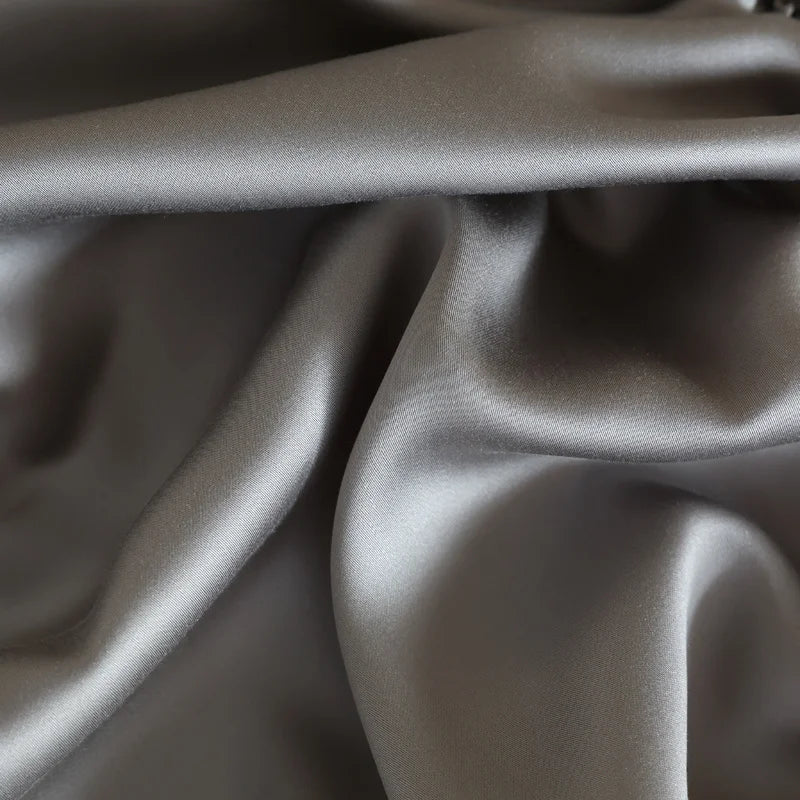 100% Silk 3pcs Bedding Set Natural Mulberry Silk Duvet Cover Set with 2pcs Pillowcase Solid Color Quilt Cover Pillow Case Luxury