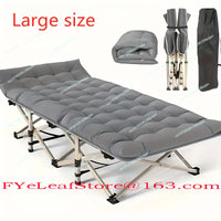 Outdoor Camping Bed Simple Folding Bed Single Office Lunch Break Bed Household