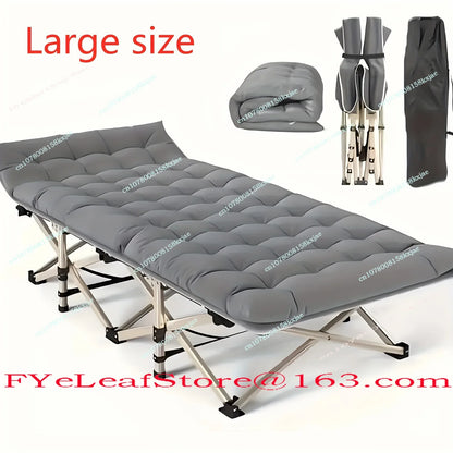 Outdoor Camping Bed Simple Folding Bed Single Office Lunch Break Bed Household