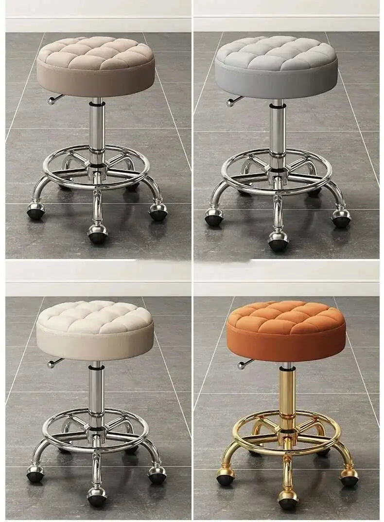 Hairdresser Furniture Barber Shop Chair Hair Chairs Salon Folding Stool Tabouret Roulette Aesthetics Beauty Ergonomic Chair