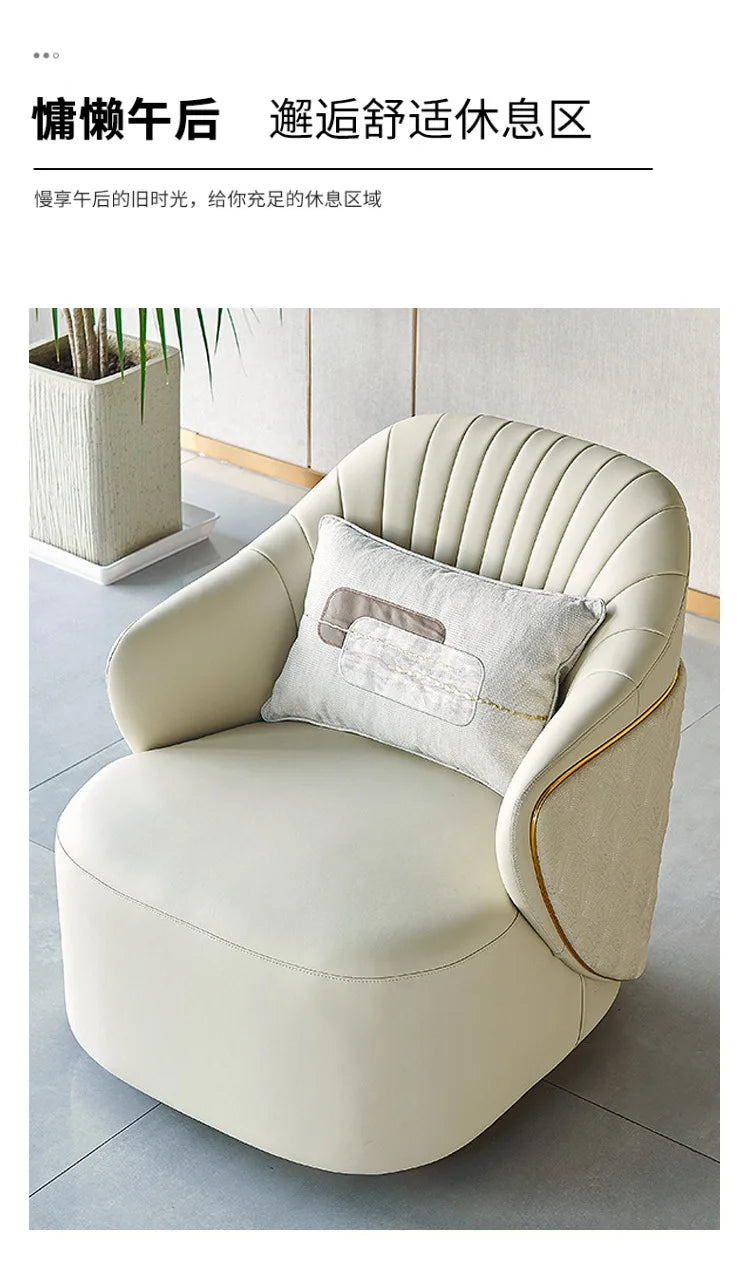 Italian, minimalist, leisure chair, simple, light luxury, designer, furniture, negotiation, reception, sofa chair