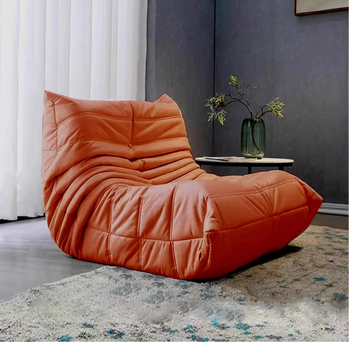 Caterpillar lazy sofa living room can sleep small apartment balcony can lie single sofa chair Internet celebrity tatami double