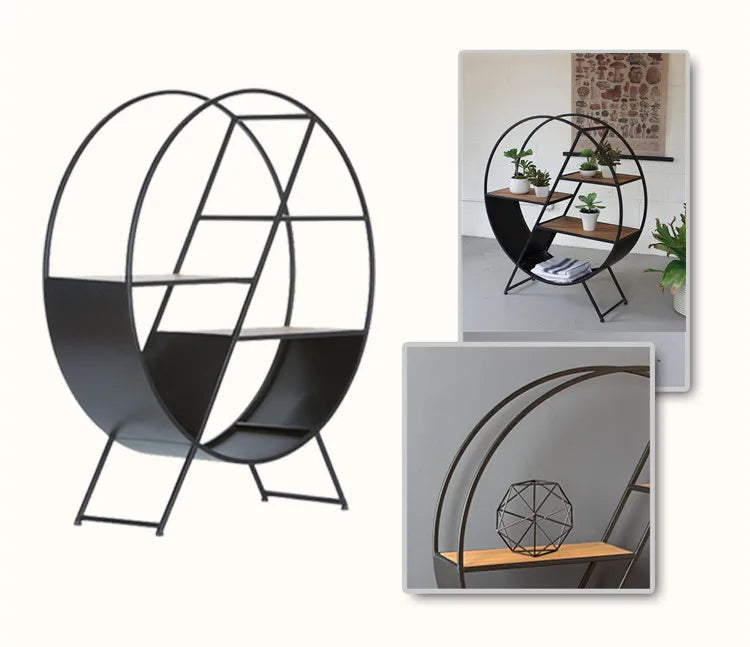 Nordic Living Room Bedroom Floor Shelf Bogu  Accessory  Book Flowe  Wine Rack Display Storage