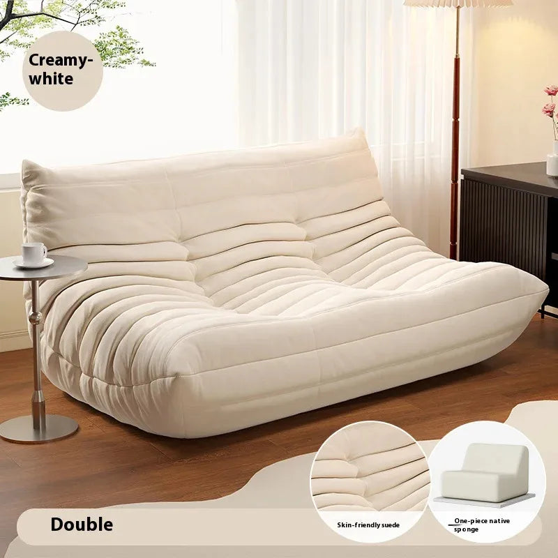 Modern Double Lazy Sofa Living Room Minimalist Relaxing Recliner Sofa Puff Comfortable Salas Y Sofas Muebles Rooam Decor