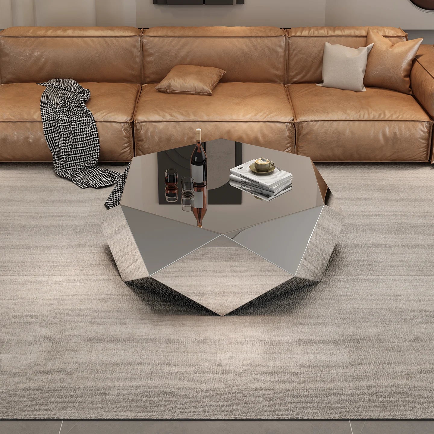 Gold Coffee Table Designer Modern Simplicity Special-shaped Portable Side Table Luxury Designer Living Room Modern Furniture