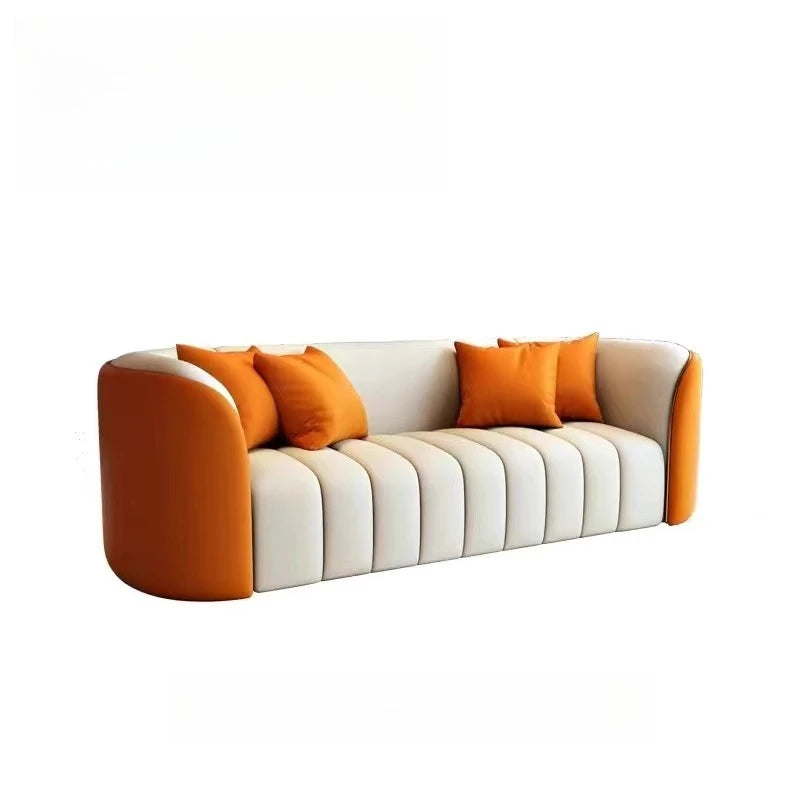 Modern Simple Sofa Designer Lounge Reception Lazy Luxury European Sofa Office Negotiation Aesthetics Divano Trendy Furniture