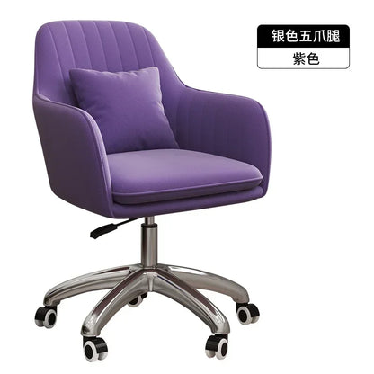 Modern pink Office Chairs Home Bedroom Leisure gaming chair for Office Furniture Comfortable Back Lift Swivel computer Chair K