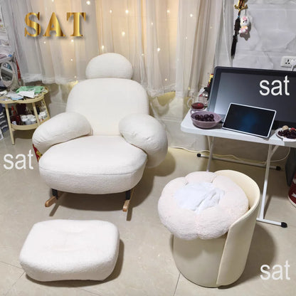 Single Recliner Rocking Chair Living Room Furniture Arm Chaise Leisure Lounge Chair Living Room Modern Leisure Sofa Chairs