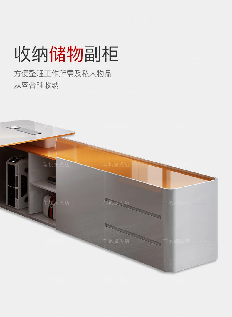 Luxury Conference Office Desk Organizer Standing Modern Customized Computer Desks Reception Cute Escritorio Oficina Furniture