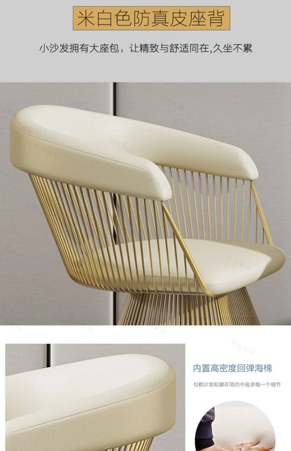 Light luxury leisure club hotel lobby negotiation chair coffee milk tea shop home leisure chair