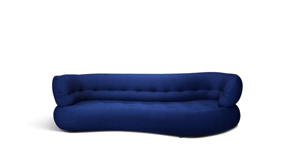 A Sofa Italian simple curved fabric sofa custom Foshan furniture