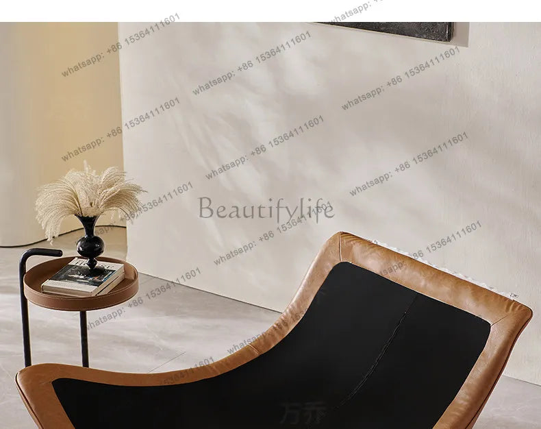 Italian light luxury lazy sofa chair Nordic modern simple style home design leisure chair